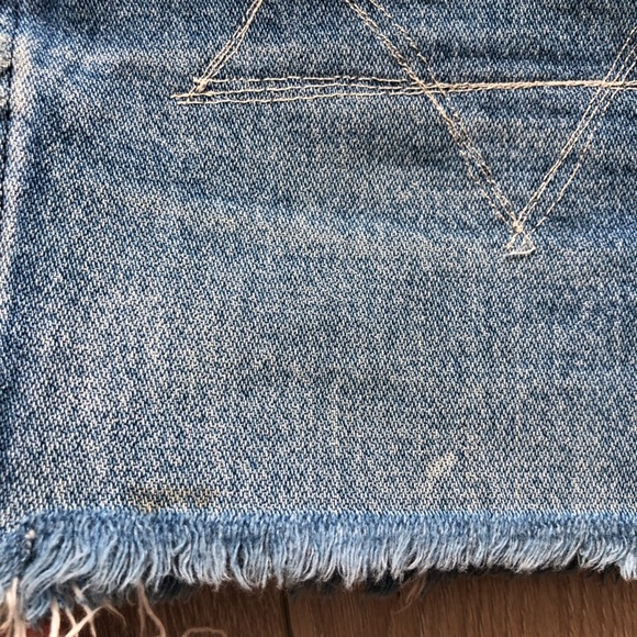 Vintage Wrangler Embroidered Denim Shorts Size 33 Made in USA - Picture 5 of 13